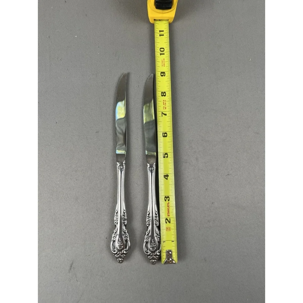 2 Oneida Community BRAHMS Stainless Steak Knives